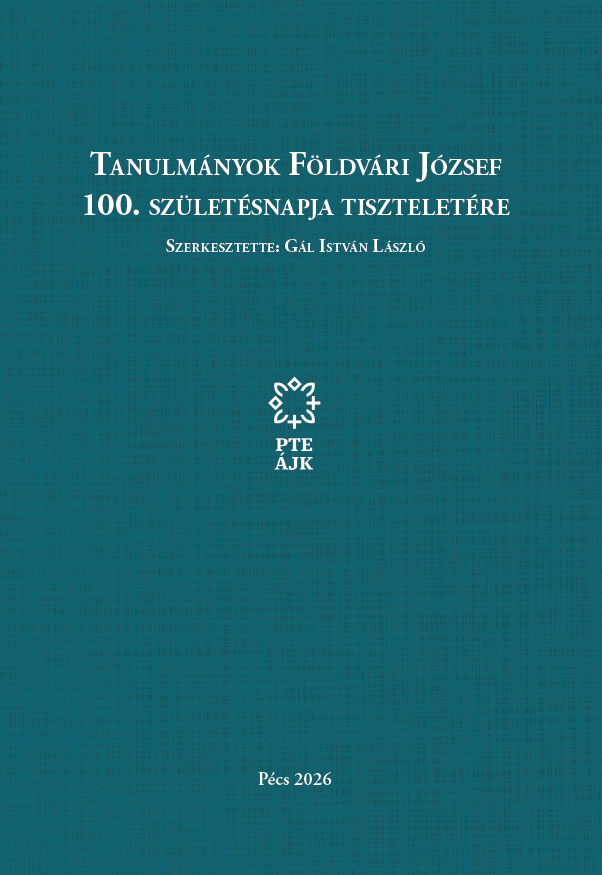 Tanulmánykötet
